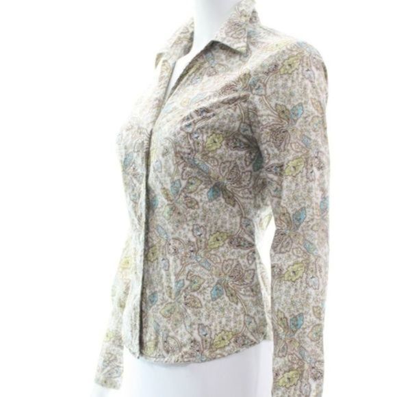 GUESS PAISLEY BUTTON DOWN SHIRT SIZE M - Picture 3 of 6